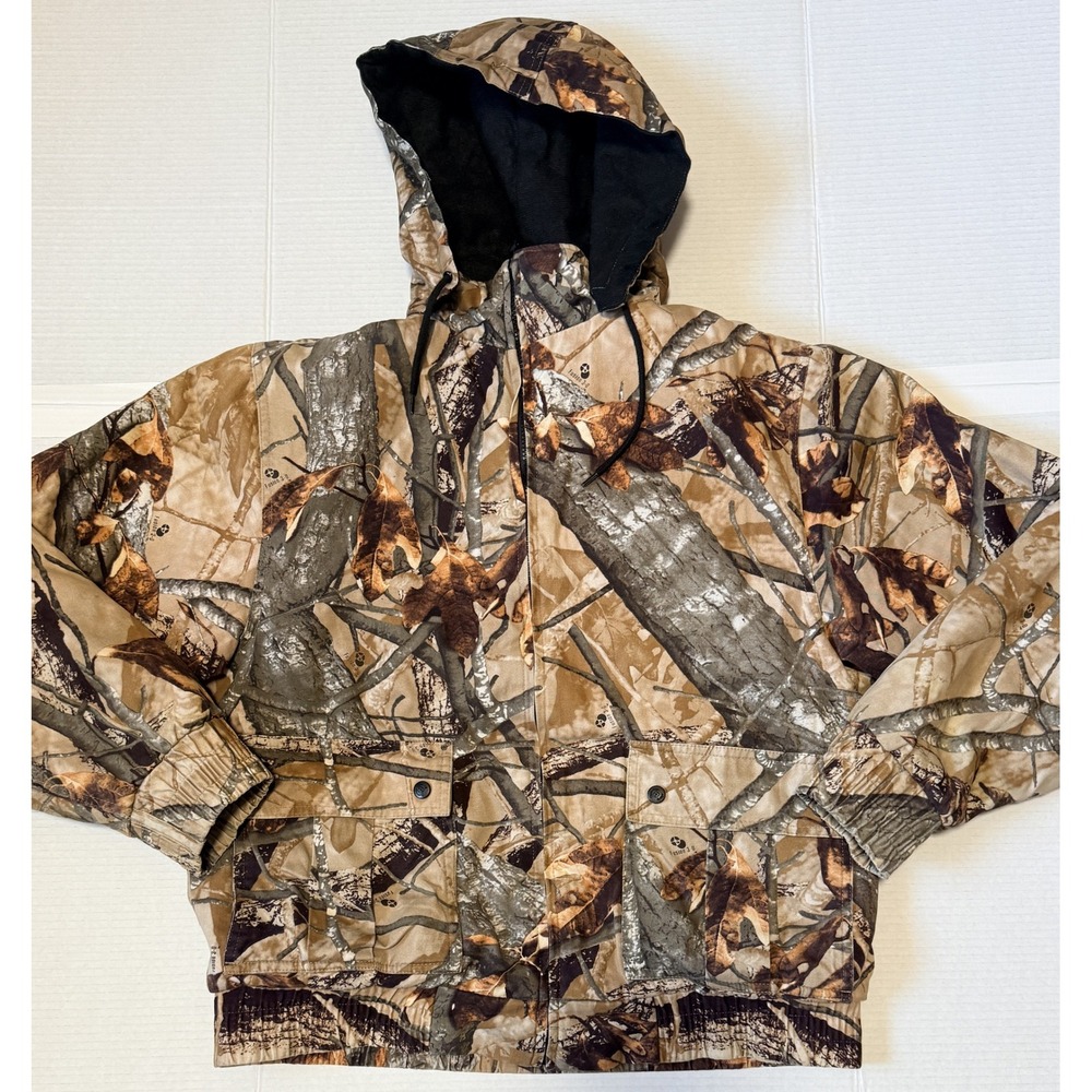 OUTFITTERS RIDGE - Men's Fusion 3D Camo Hooded Insulated Hunting Jacket - Medium